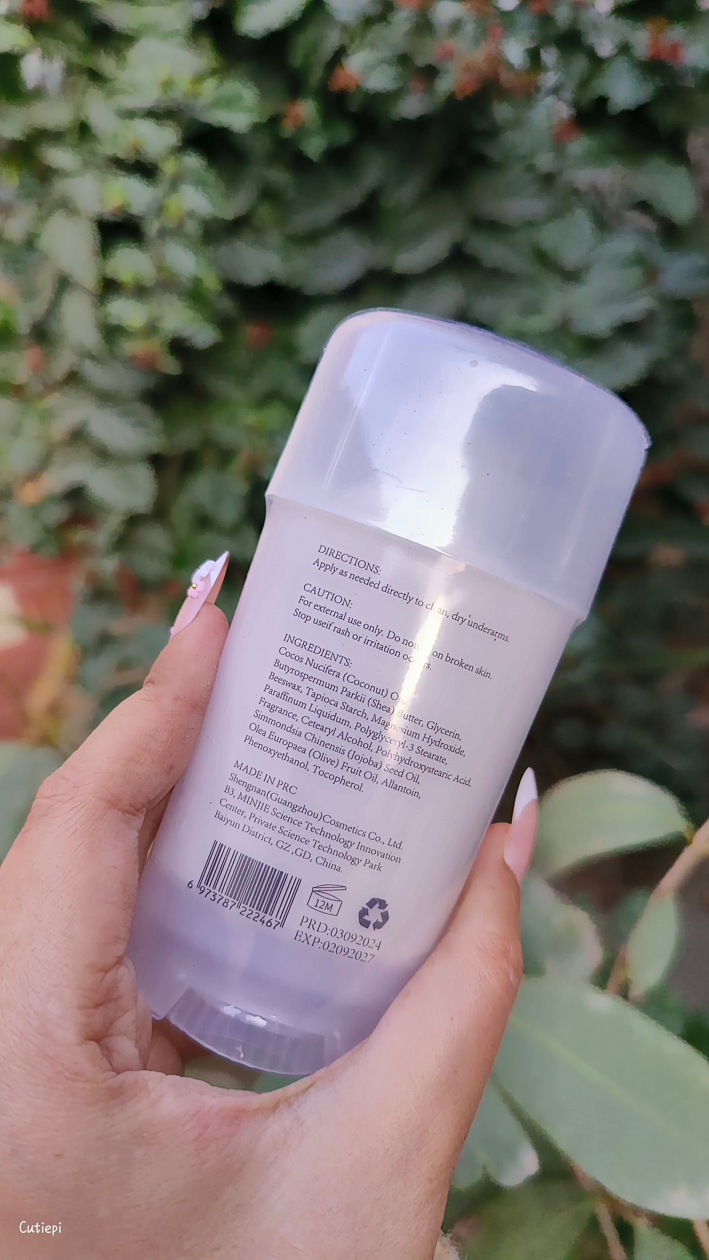OH MY HUGS Cream Deodorant Stick – Lavender Bliss