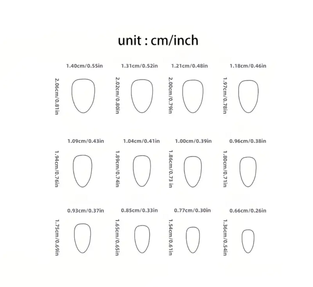 Gold Line-20 pcs French Nails with Application Kit