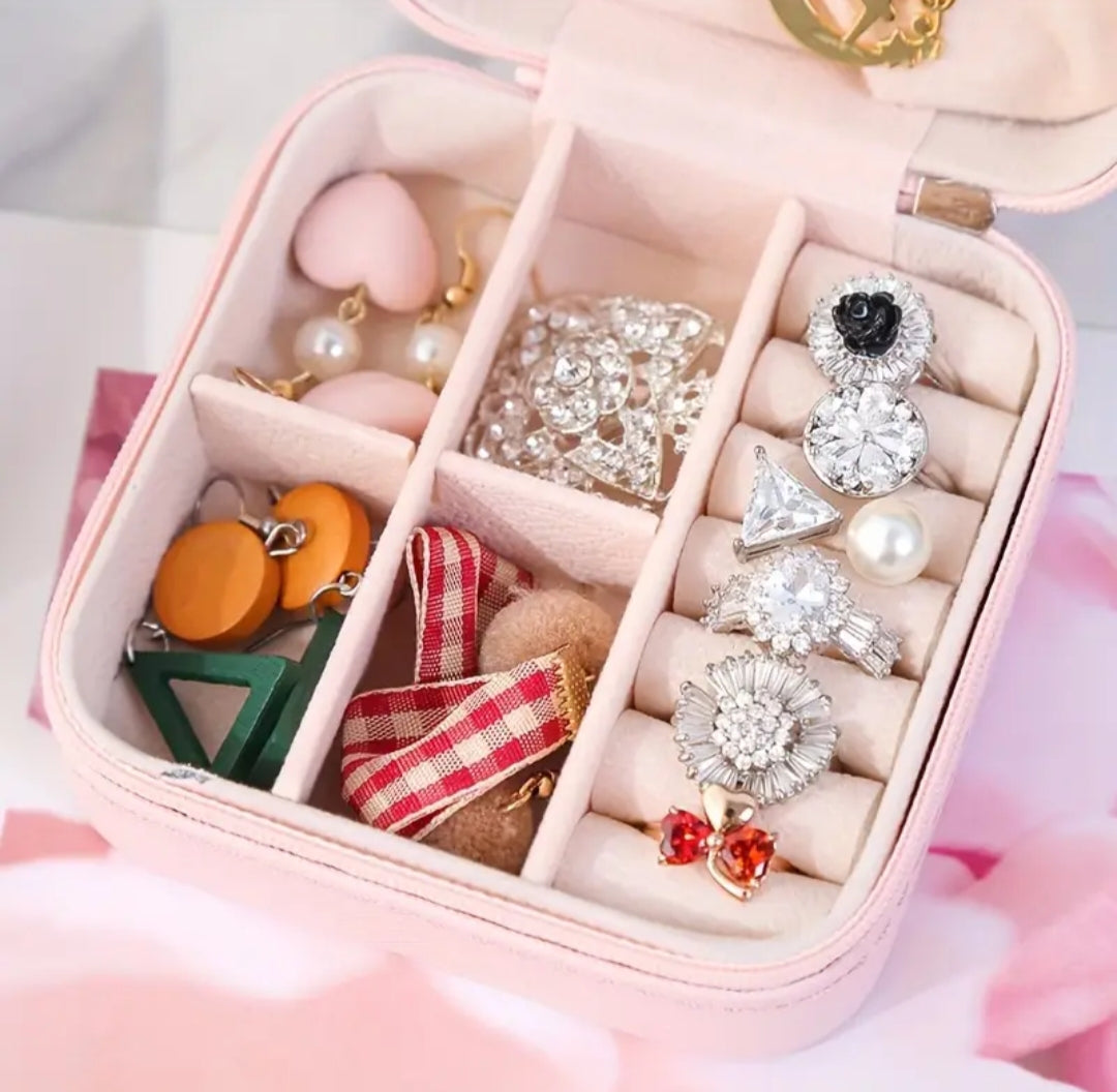 💖✨ Faux Leather Mini Jewelry Box