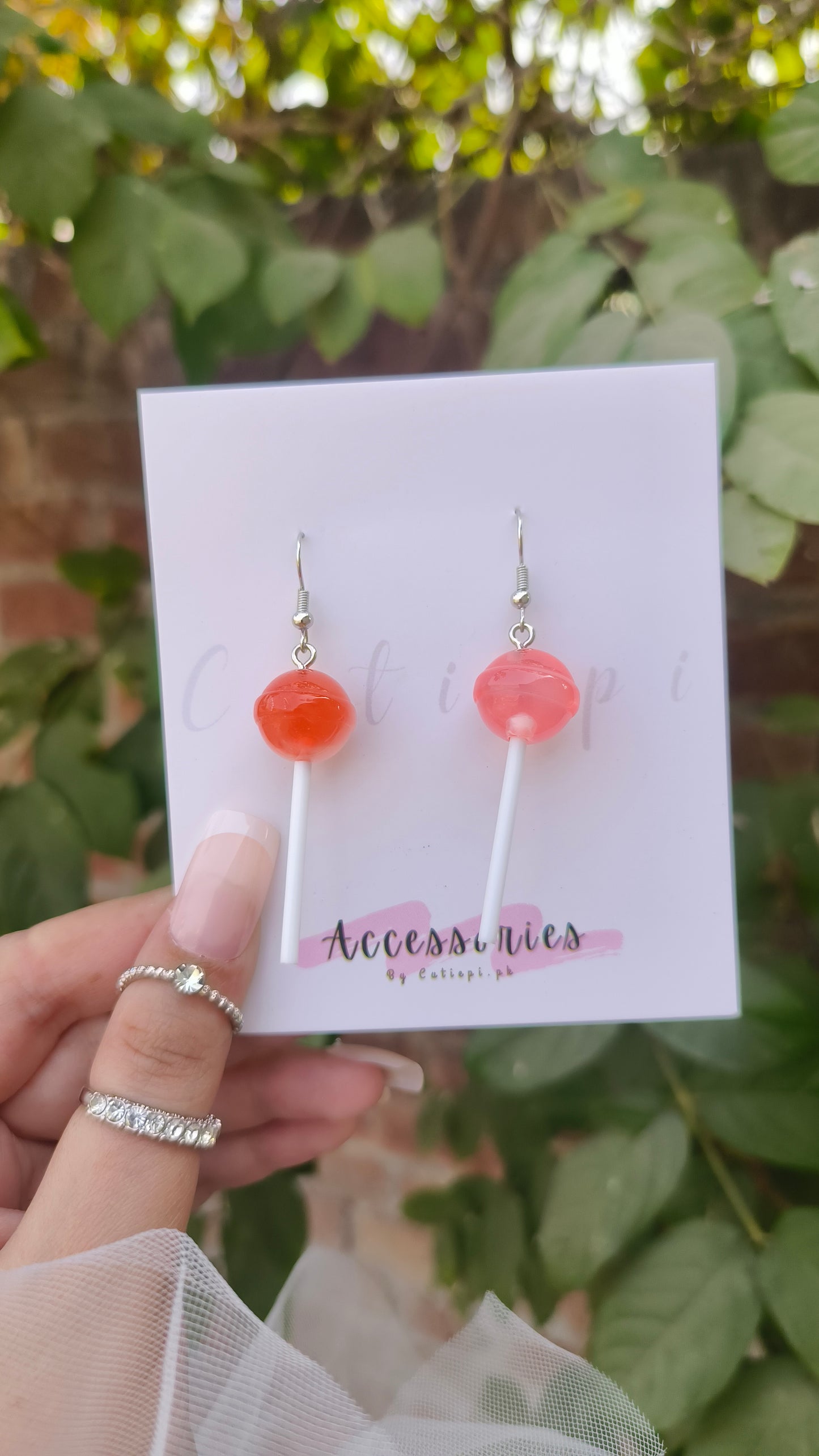 Whimsical Lollipop Earrings – Cute & Lightweight Resin Party Accessory for Women