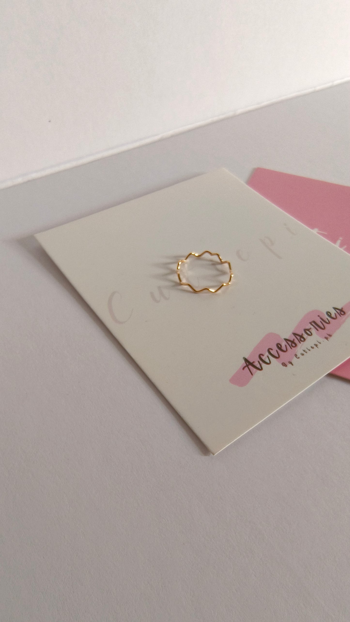 Gold-Plated Plain Spiral Ring