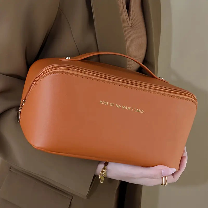 CloudZip: PU Pillow-Style Travel Makeup storage bag (Imported Leather) Flat 50% off on New Arrivals - On our 10k Followers Celebration - For 24 hrs only