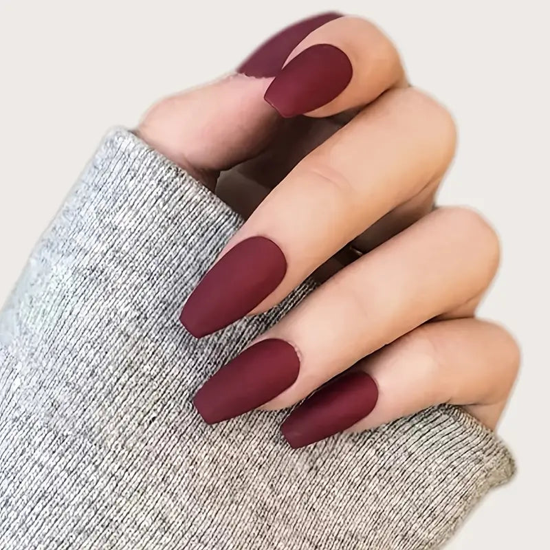 Velvet red -  24 pcs with application kit