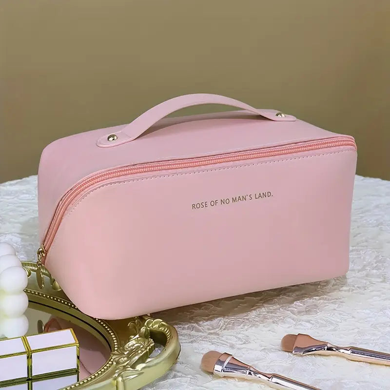 CloudZip: PU Pillow-Style Travel Makeup storage bag (Imported Leather) Flat 50% off on New Arrivals - On our 10k Followers Celebration - For 24 hrs only