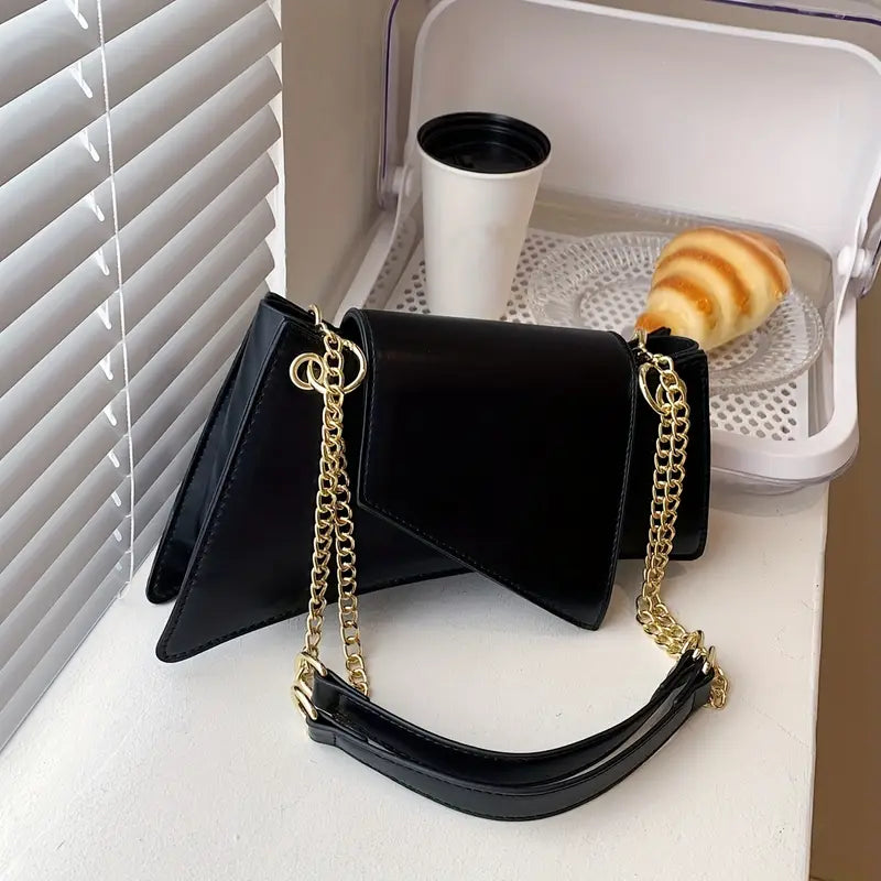 MidnightGleam – Black Shoulder Bag