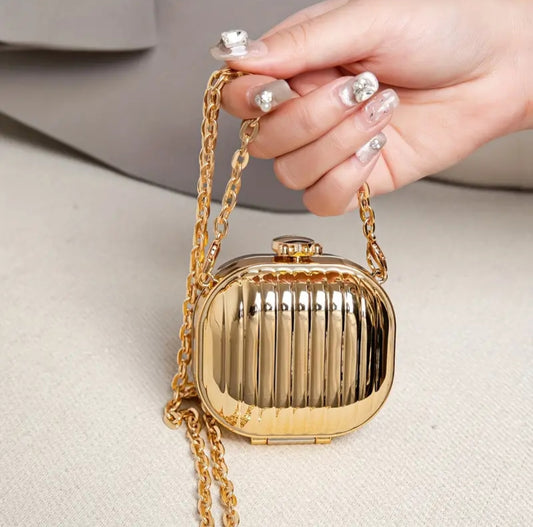 Acrylic Chain Shoulder Crossbody Clutch