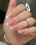 Dreamy French- Premium Nails with Application Kit