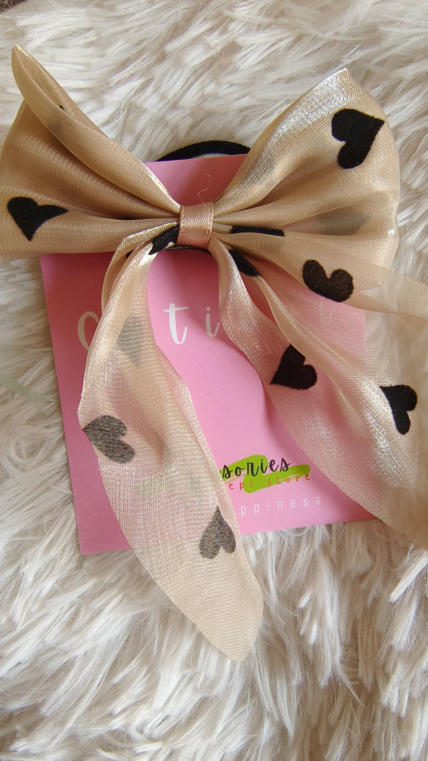 Cute Bow Hairband - Soft Fabric & Aesthetic Charm"