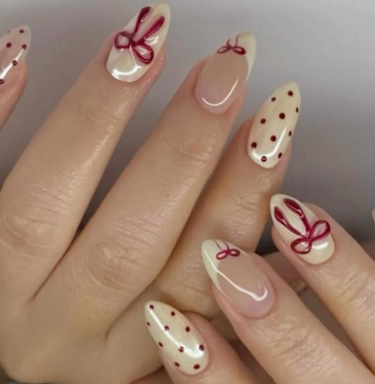 Aura Nails- Premium Handmade Glam Nails with Application Kit (Luxury Edition)
