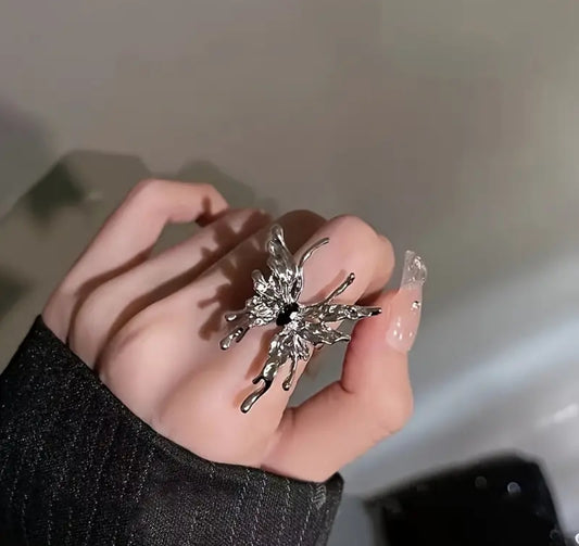 Statement Butterfly Ring | Large size-Stainless Steel