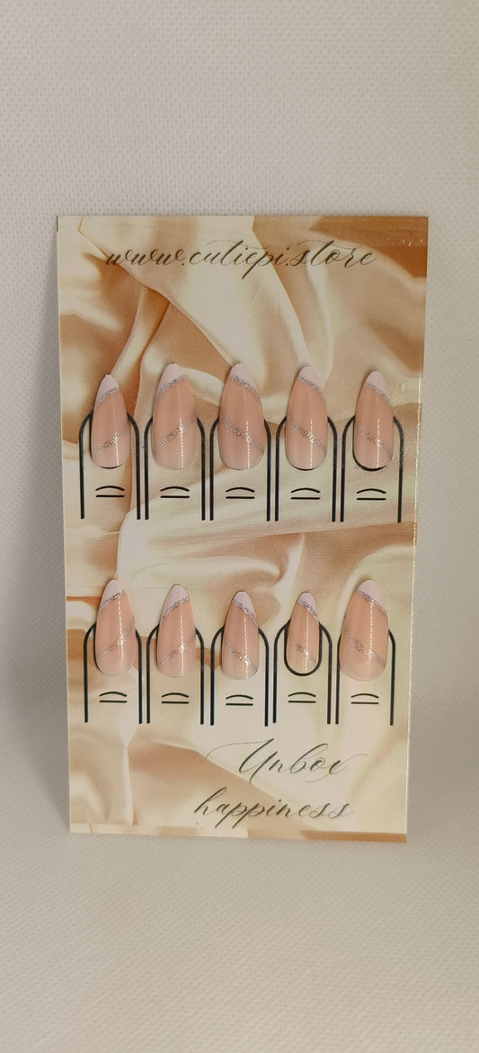 Silver Swirl – 24pcs with Application Kit
