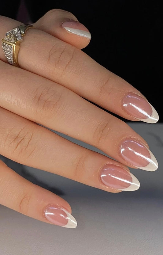 Shine french - Premium Gel nails with application kit