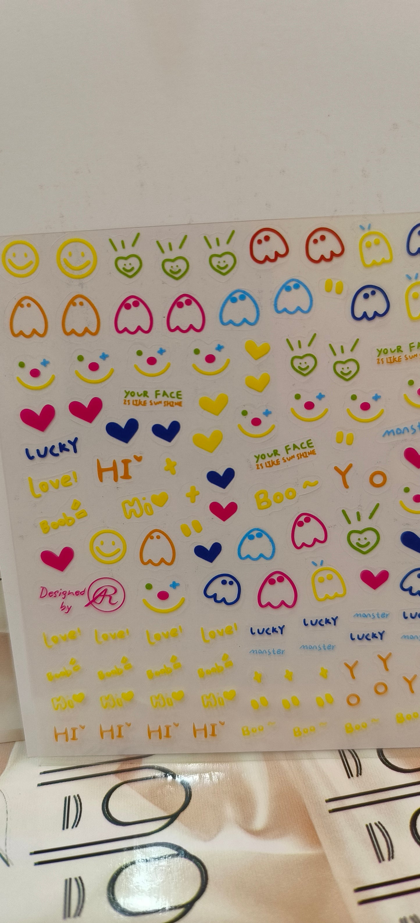 Nail Art Sheets- 3D sheets