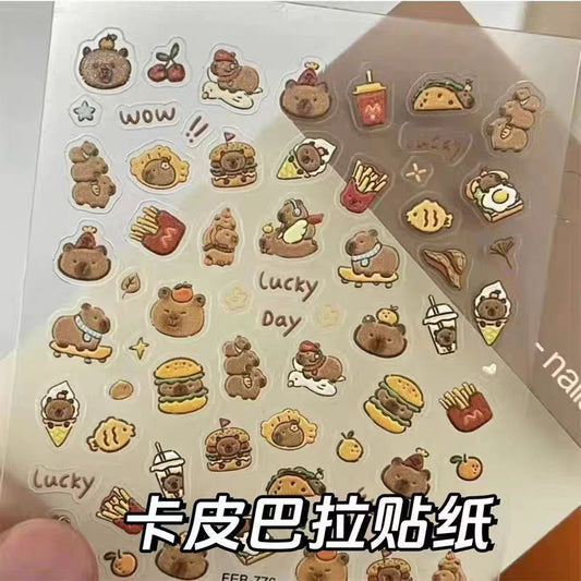 Trendy 2d Nail Art Sheet-Code 002
