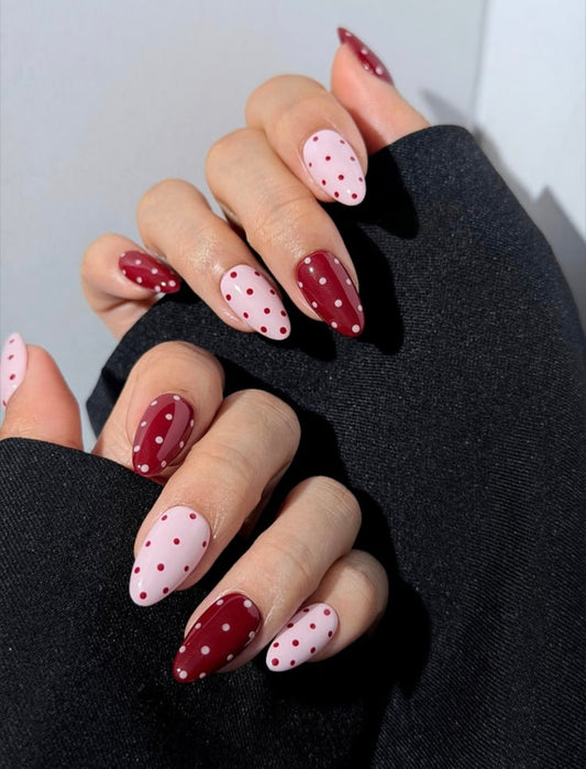 Boss Lady- 24pcs Premium Scarlet Nails with Application kit