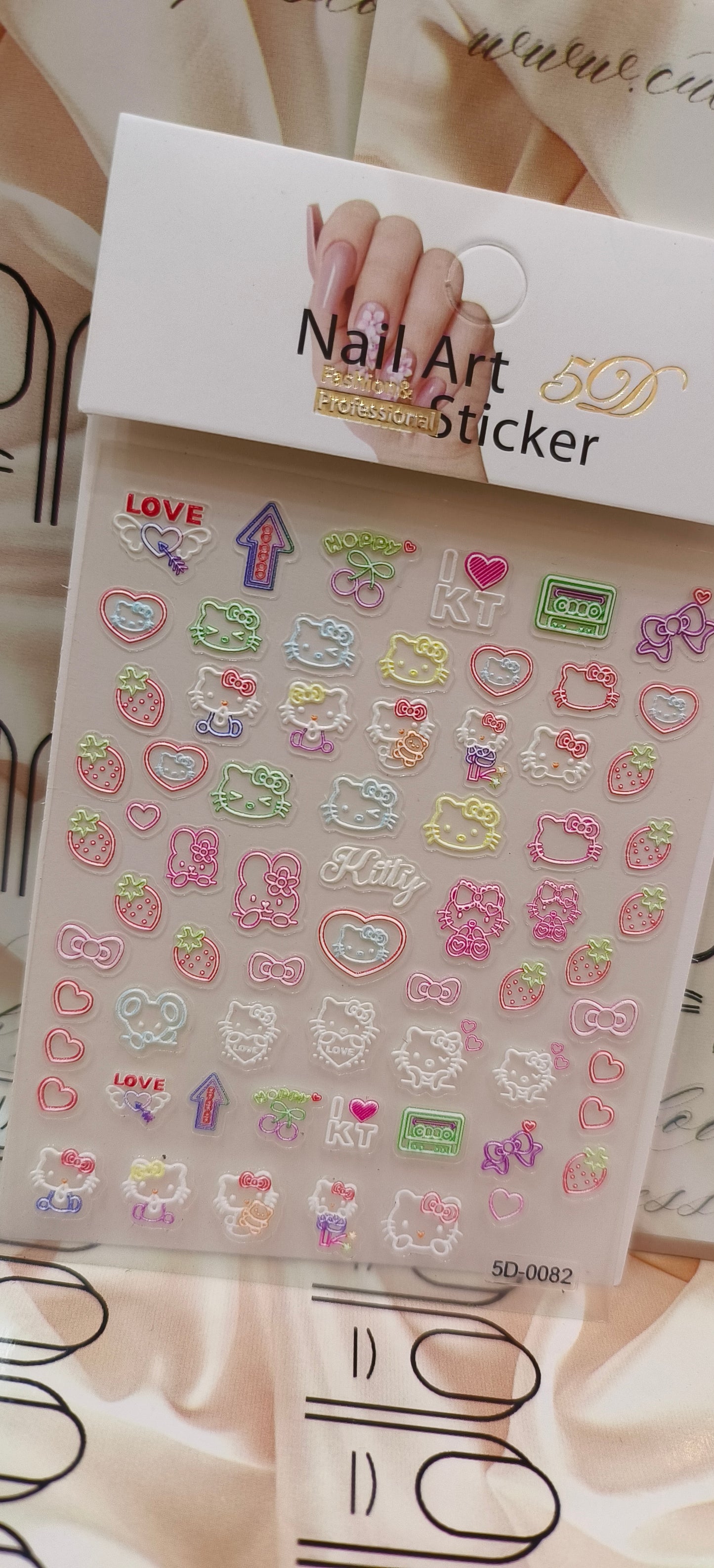 Nail Art Sheets- 3D sheets
