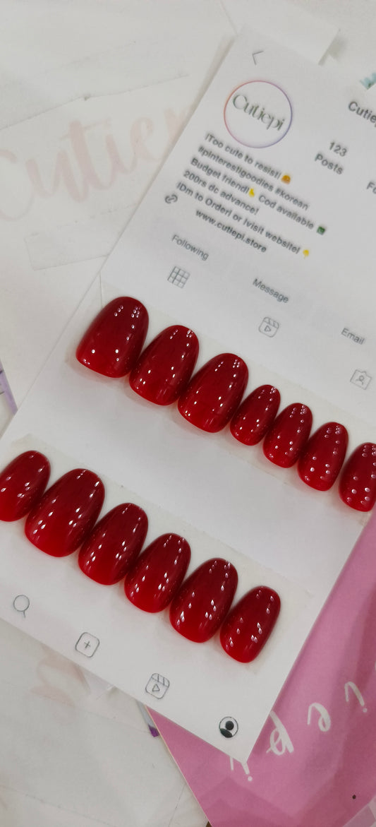 Glossy Almond - 24pcs with Application Kit (4 clrs)