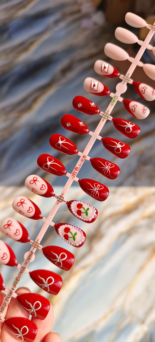 Bridal Elegance- 15pcs Premium Press-On Nails Set