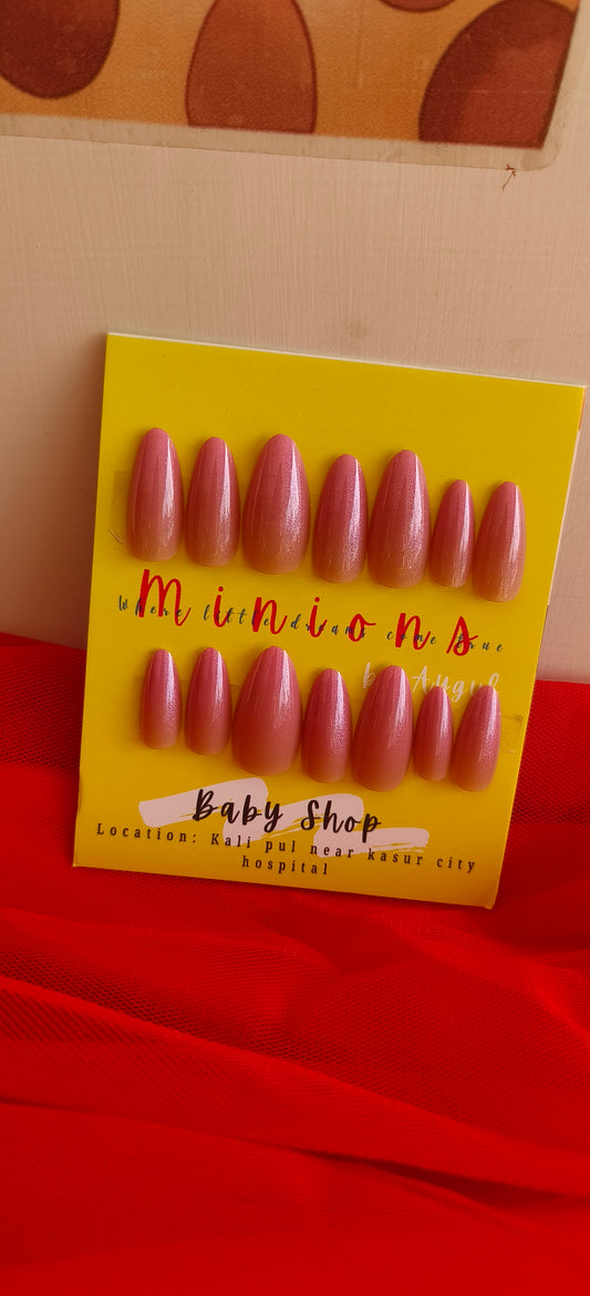 Blush Pink – 24pcs Nail Set with Application Kit
