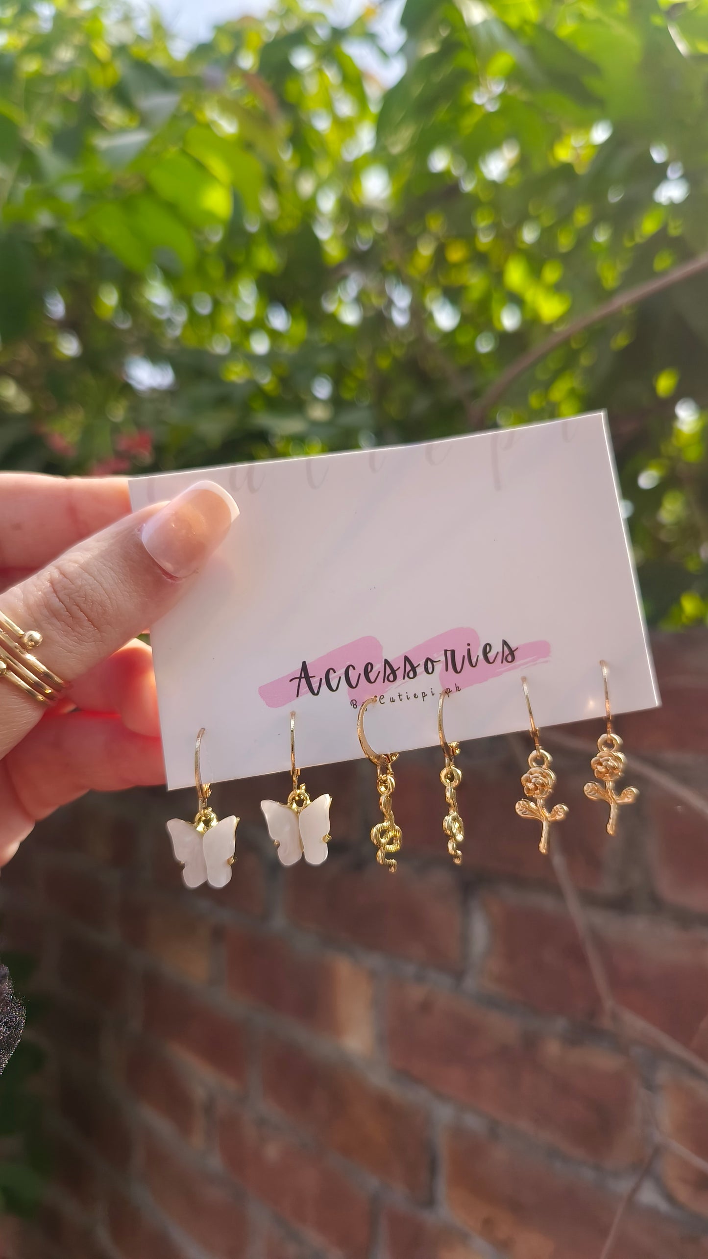 Pack of 3 String earing set- Trendy and stylish