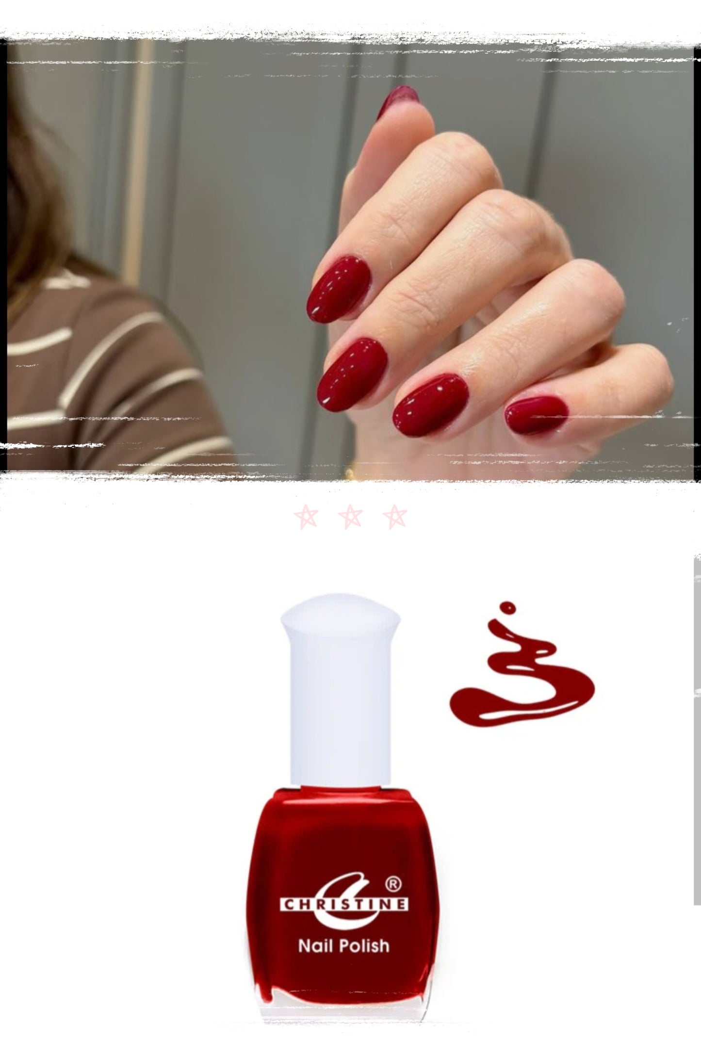 Hot Red- Imported Gel Nail Polish