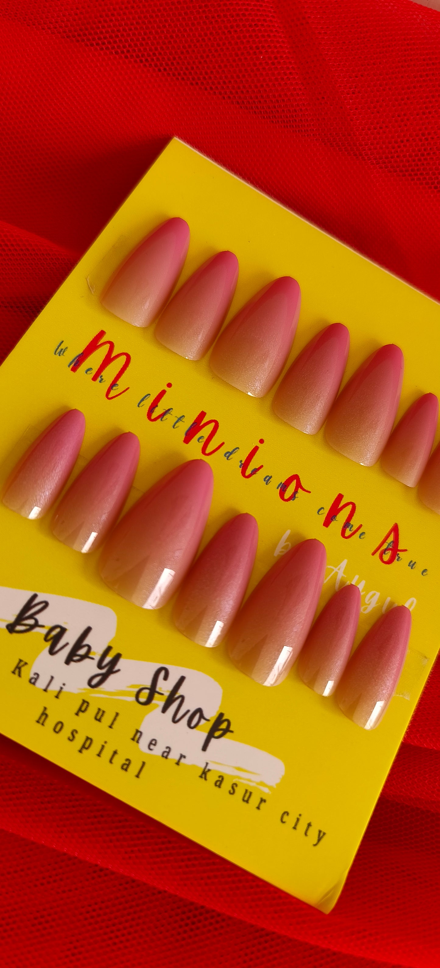Blush Pink – 24pcs Nail Set with Application Kit