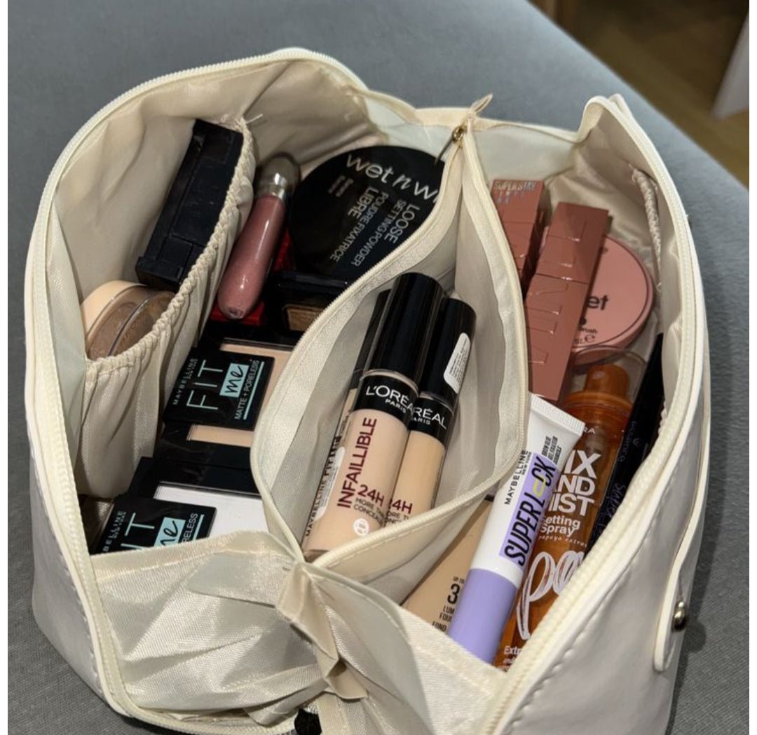 Storage bag- Travel size best for storing nails and makeup (Imported Leather)