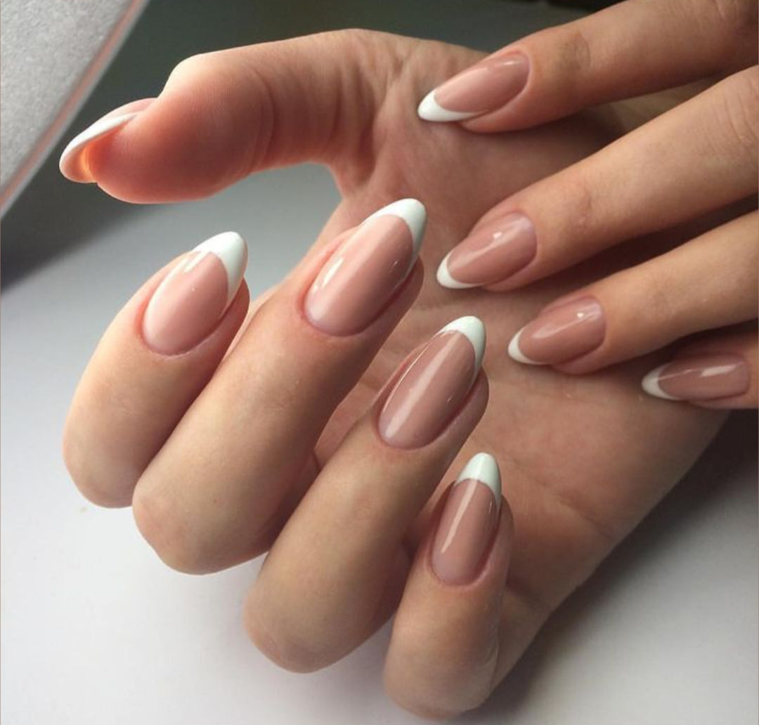 Routine French- 15 pcs Elegant Nails with Application Kit.