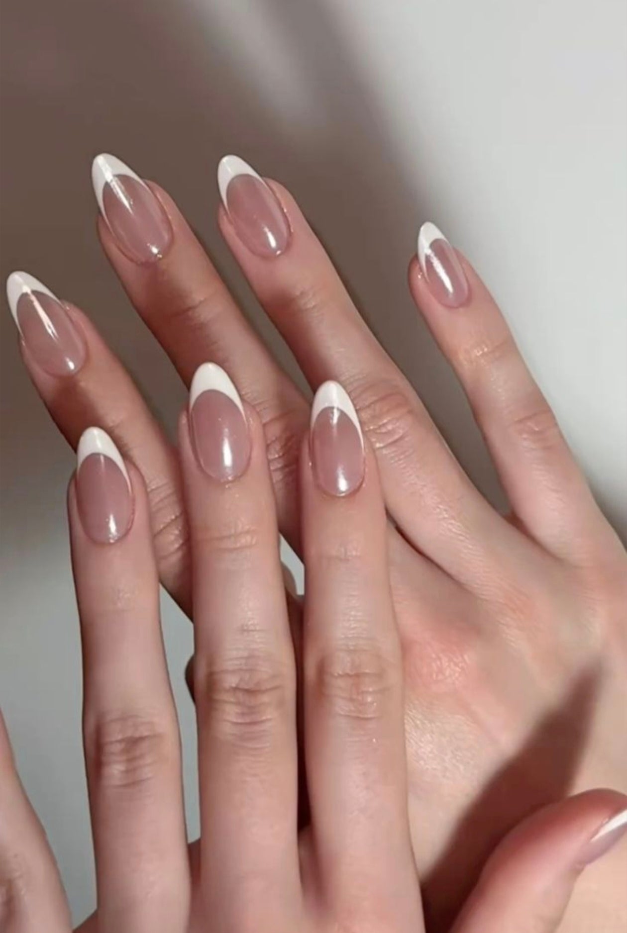 Mini French- Elegant short French Nails With application kit