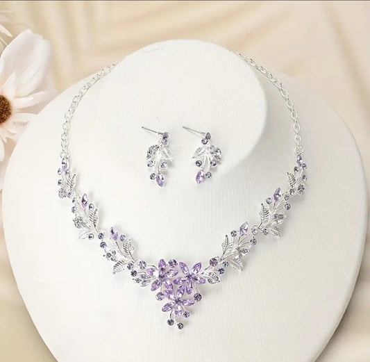 Bridal Glam- Anti tarnishing zircon necklace