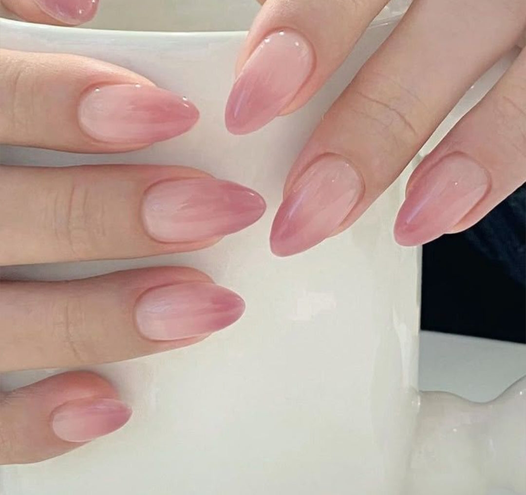 Blush Beauty – 24pcs Nail Set with Application Kit