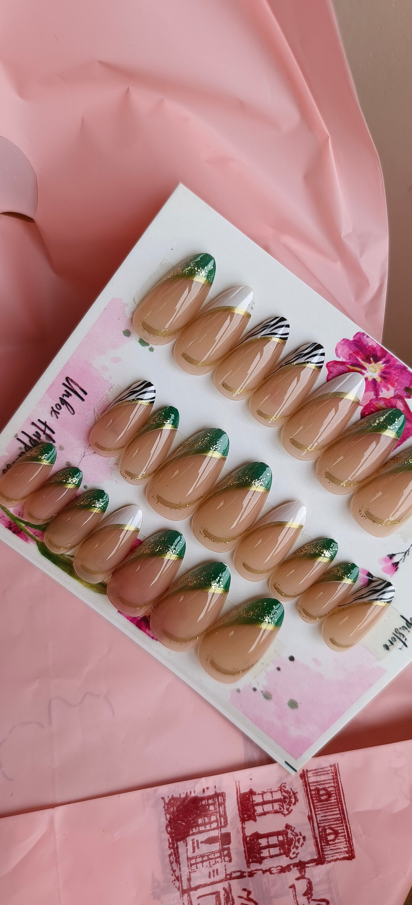 Emerald Elegance – 24pcs with Application Kit