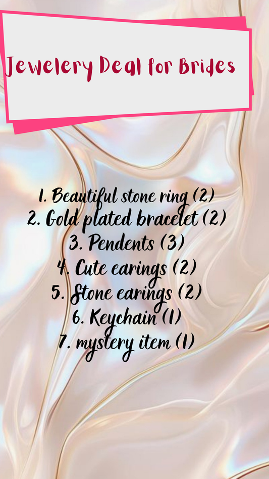 Jewelery Deal For Brides- High quality Products- 50% off for 24 hours