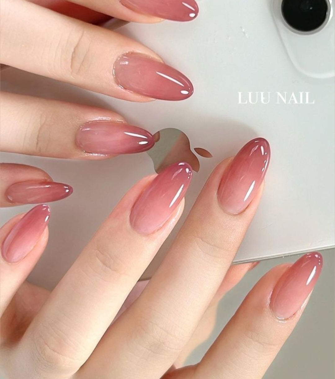 Blush Beauty-20 pcs Gradient Nails with Application Kit
