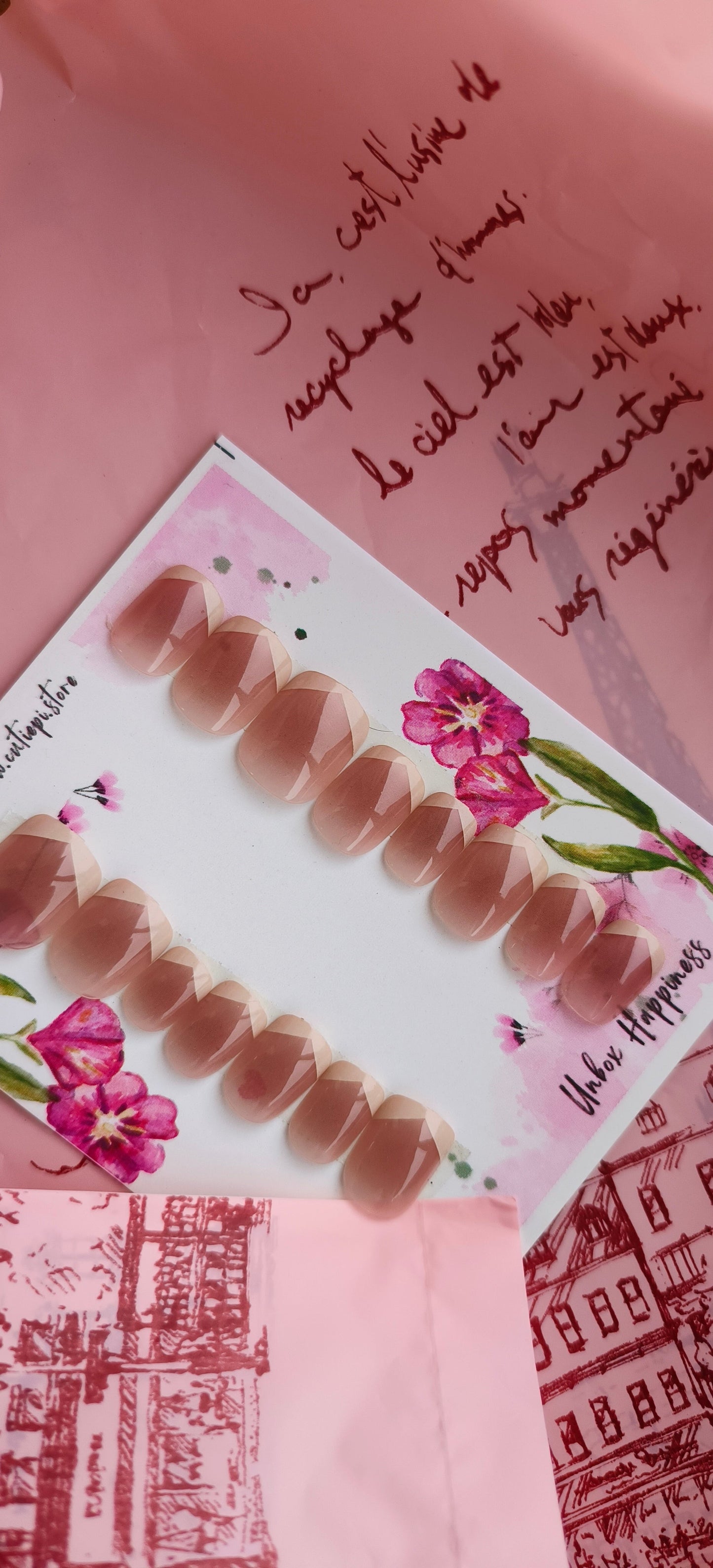 Natural French- 24 pcs with Application kit