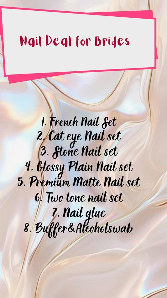 Nail Deal for Brides- A must have- 50% off for 24 hrs