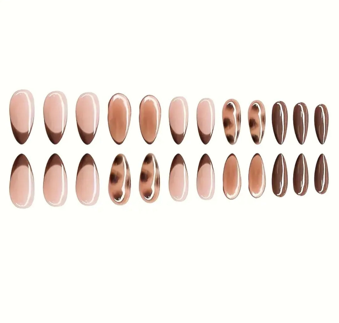 Leopard French - 24pcs with Application Kit