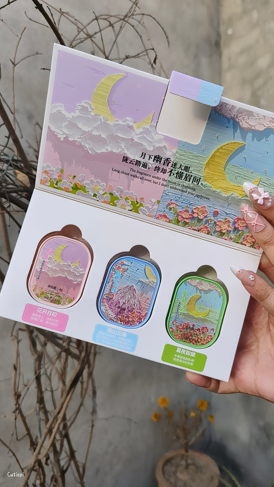 Luxe Essence Solid Perfume Trio – 3pcs Set