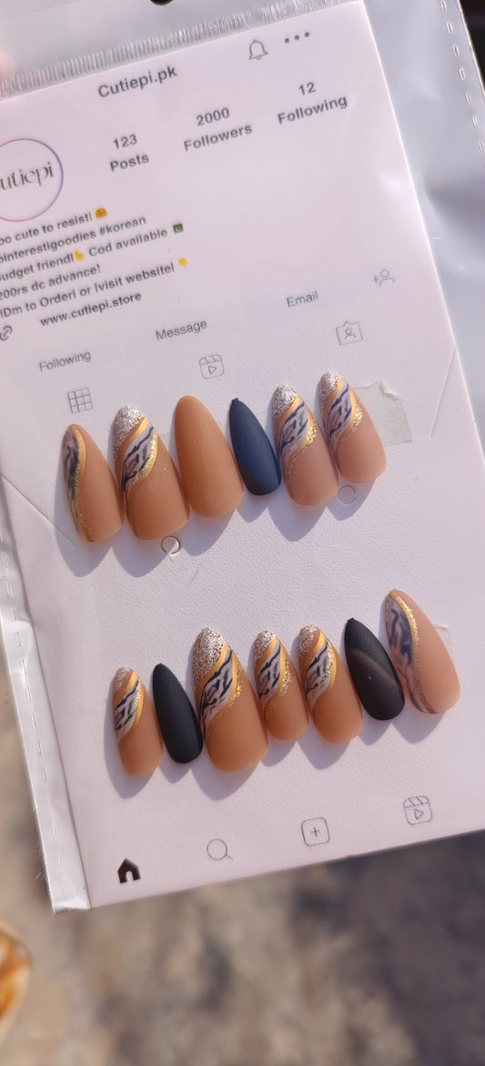 Midnight Swirl – Matte Magic 24pcs with Application Kit