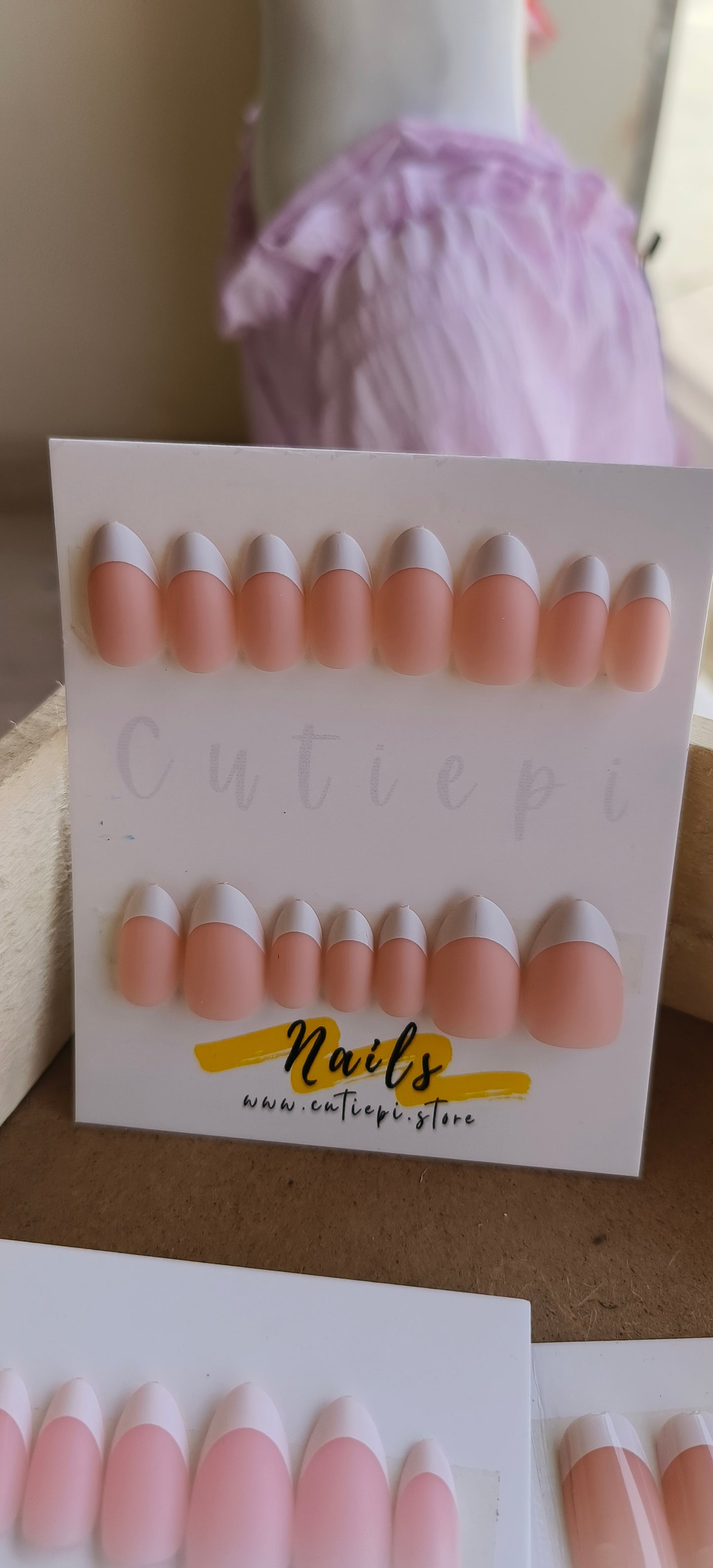 Matte French – 15pcs with Application Kit