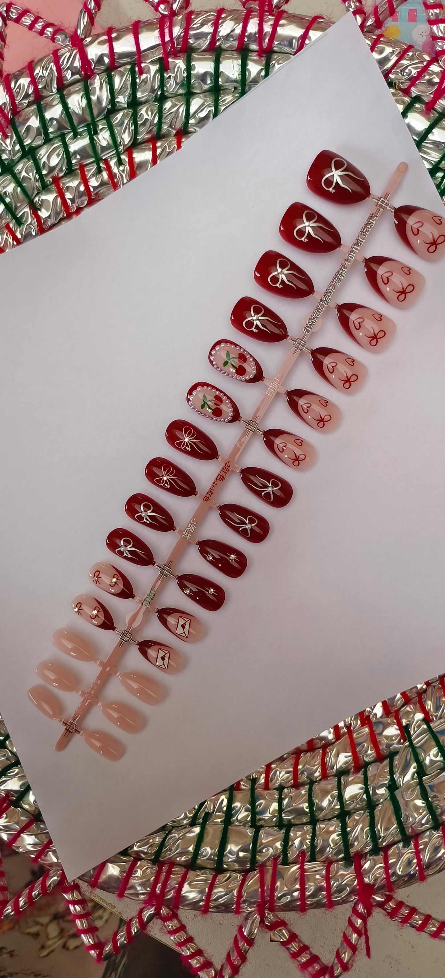 Bridal Elegance- 15pcs Premium Press-On Nails Set