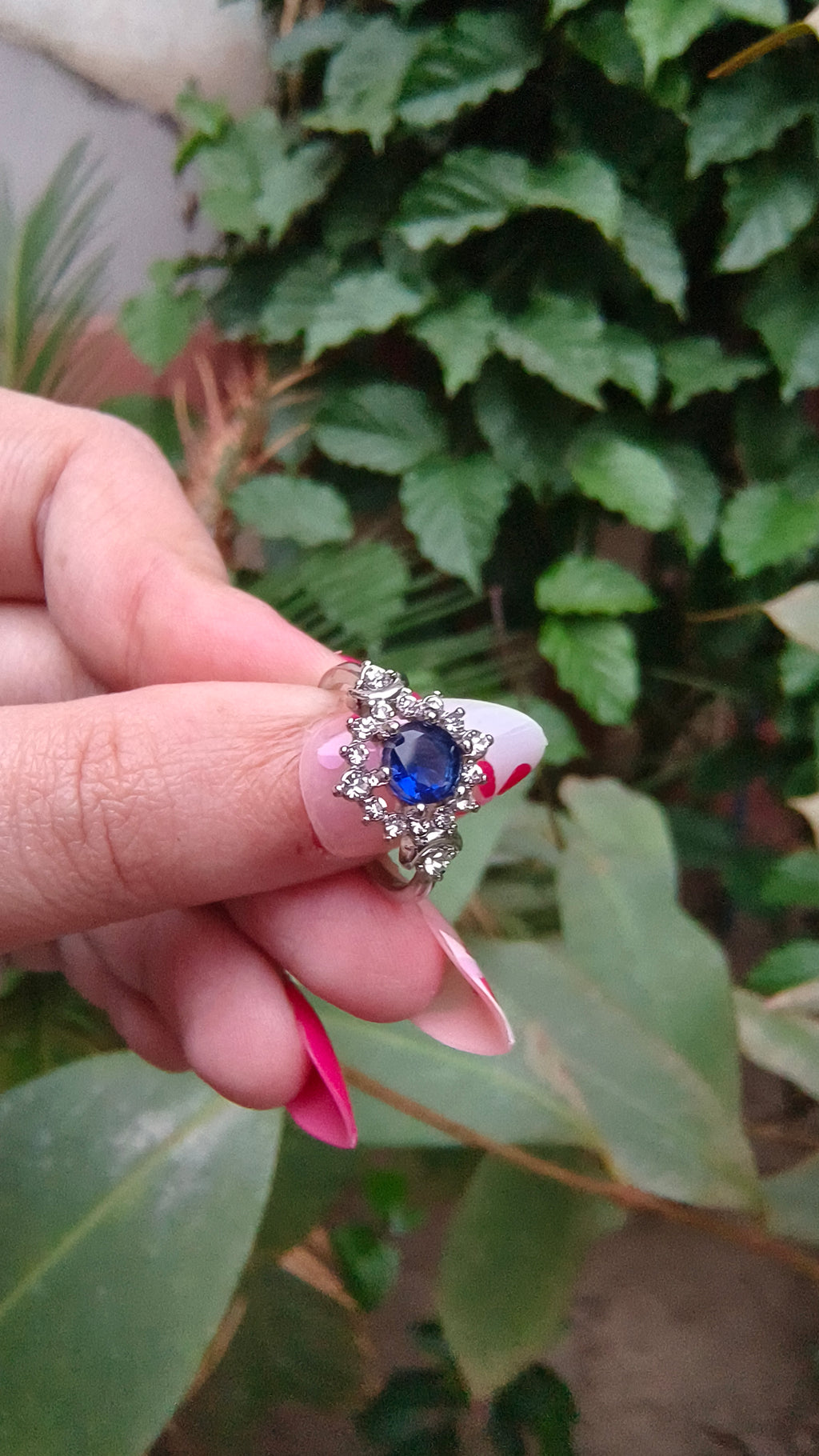 Elegant Blue Oval Zirconia Ring – Symbol of Eternal Love, Perfect Promise Ring