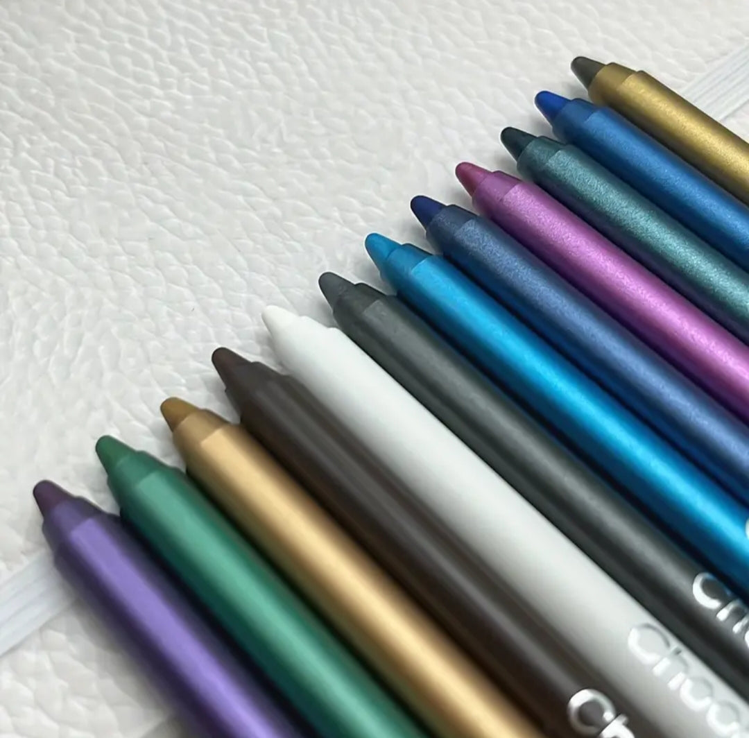 24H Waterproof Eyeliner or Lip liner, Smudge-Proof Long Lasting Color