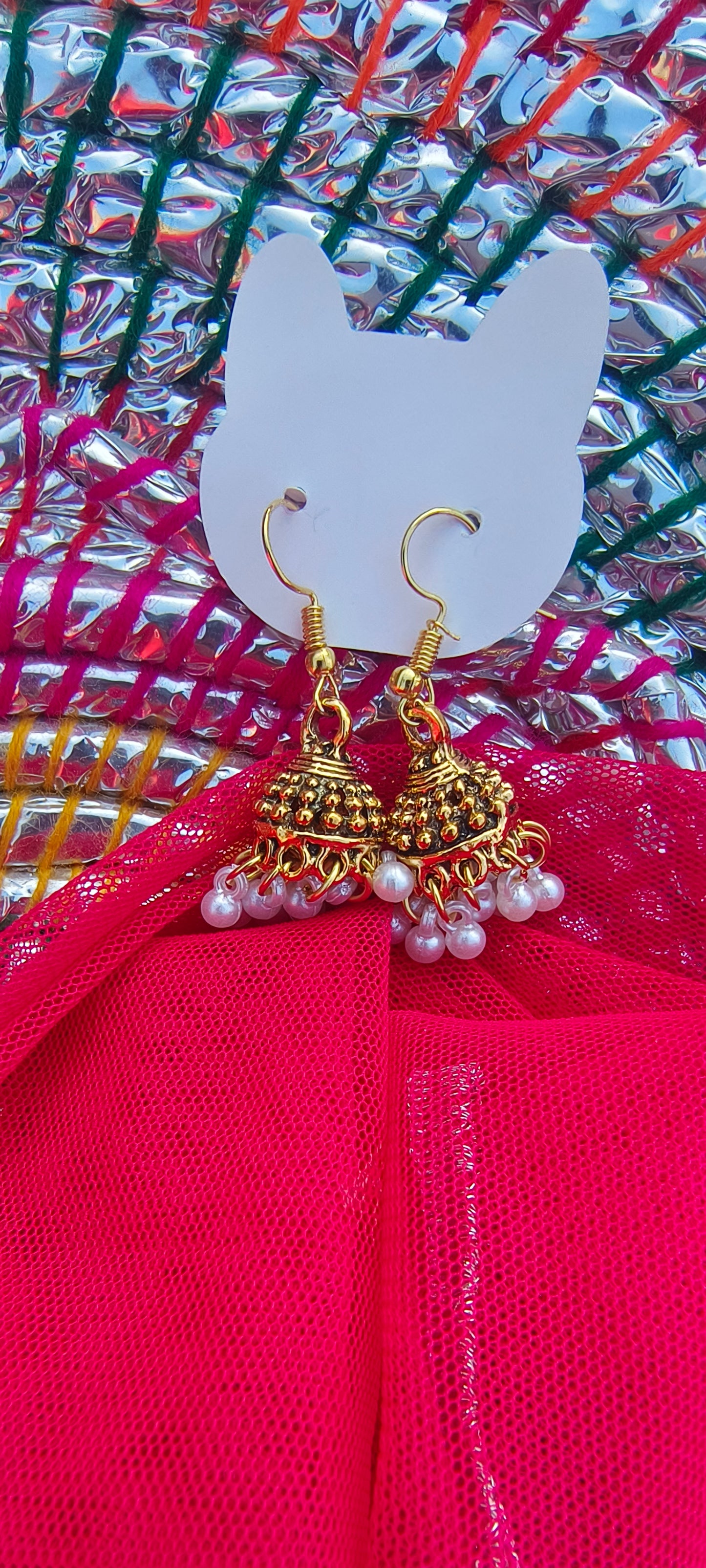 Royal Grace Golden Jhumki