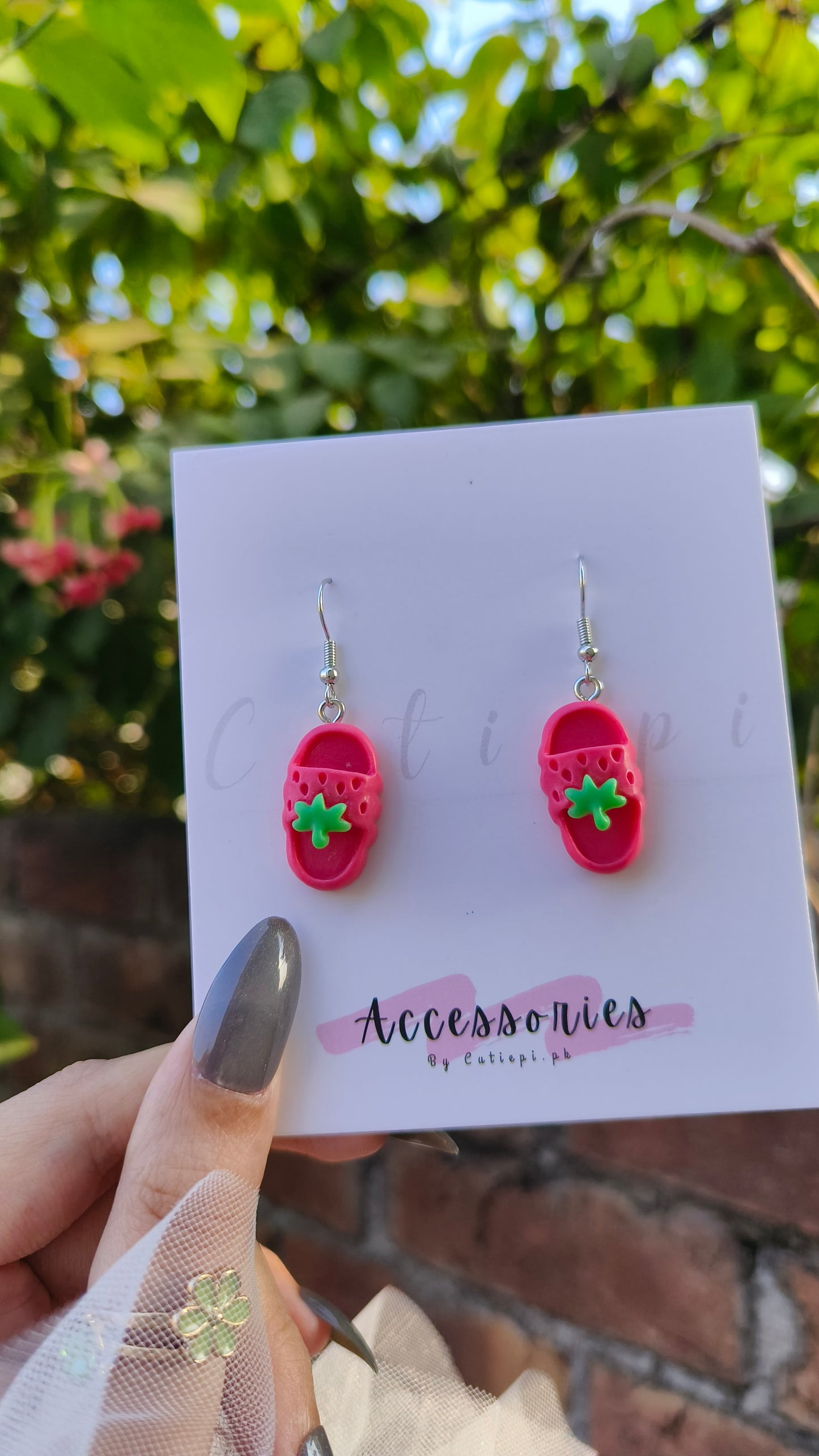 Pink Shoe Earrings – Cute & Playful Acrylic Jewelry for Women & Girls