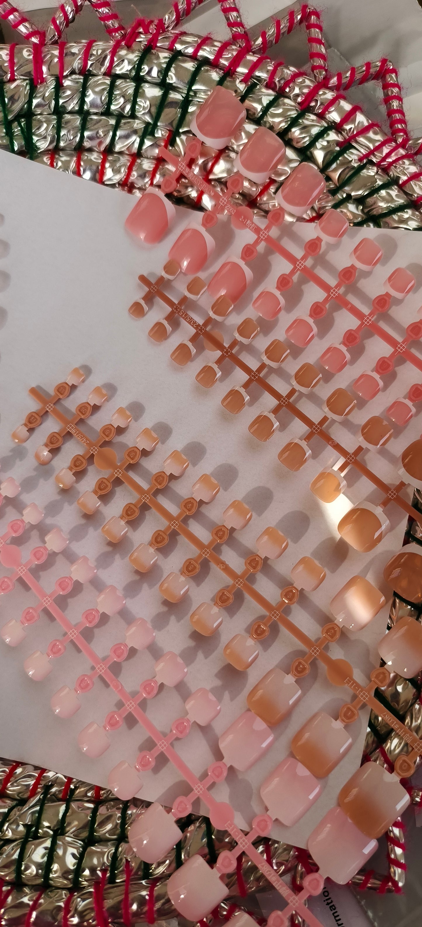 Toe Nail Deal- Pack of 3 Stylish Sets- Random Styles (With Application Kit)