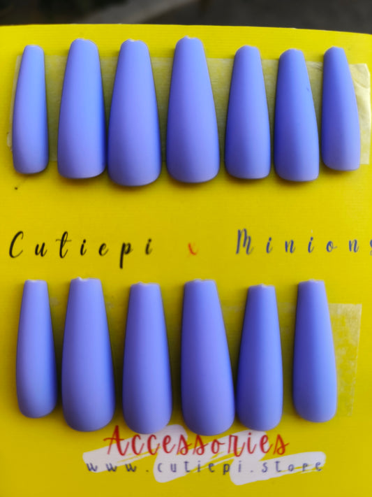 Mystic Twilight Matte Nail Set – 24pcs with Kit