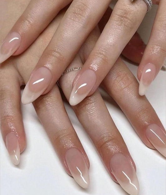 Hyper Real Nails-20 pcs with Application Kit (Medium Long)