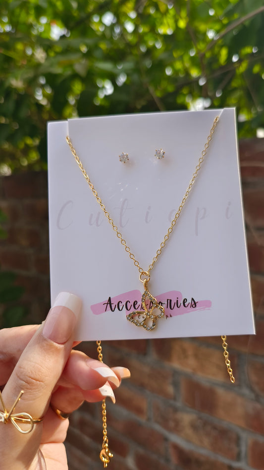 🦋 Elegant Butterfly Pendant Necklace