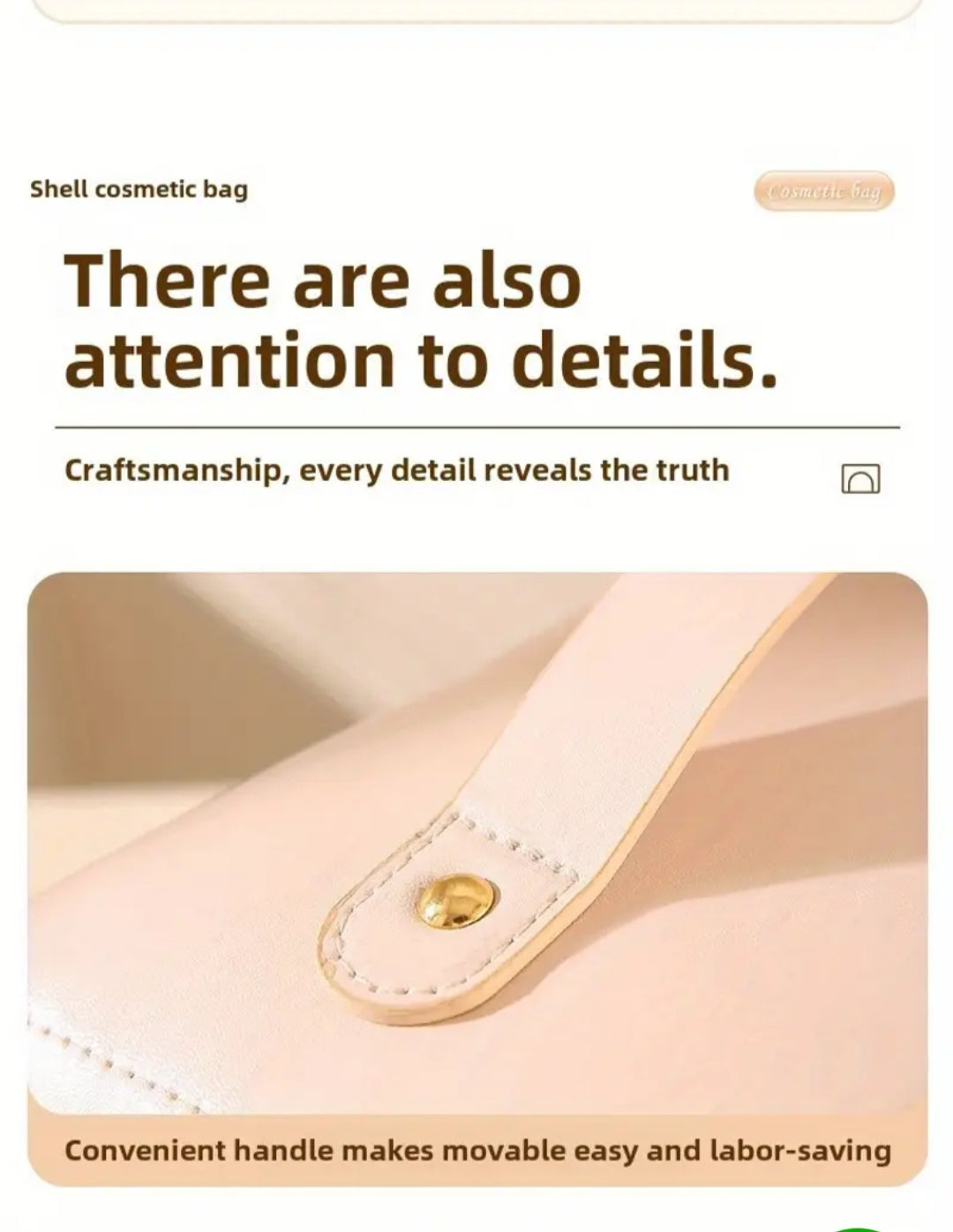 CloudZip: PU Pillow-Style Travel Makeup storage bag (Imported Leather) Flat 50% off on New Arrivals - On our 10k Followers Celebration - For 24 hrs only